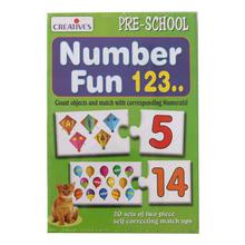 Creative Educational Aids Number Fun 123 Puzzle - Green