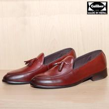 Caliber Shoes Winered Slip On Formal Shoes For Men ( P 649 C )