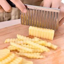 Potato Wavy Edged Knife Stainless Steel Kitchen Gadget