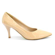 DMK Nude Shiny Pump Heel Shoes For Women - 98600