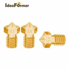 3D Printer 10pcs Nozzle V6 V5 For J head Extruder Brass Nozzle 0.2 0.3