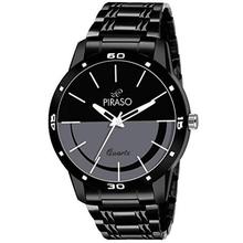 SALE-PIRASO Analogue Black Dial Men's and Boy's Watch -Combo