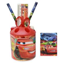 Red Car Printed Stationery Holder With Essentials Set For Kids