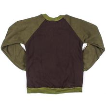 Lugaz Brown & Green Bomber Style Fleece Jacket for Men