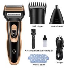 Gemei Gm-595 Waterproof 3 In 1 Hair Clipper And Trimmer For Men