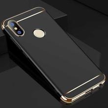 Three Piece Design Case For Mi A2 - Black/Gold