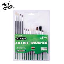 Mont Marte Studio Artist Brushes 15pc set By KitabKalam