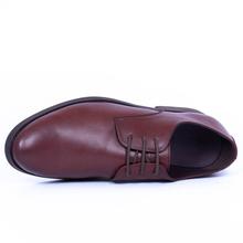 Caliber Shoes Wine Red Lace-up  Formal Shoes For Men - ( 418 C )