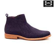 Caliber Shoes Blue Side Chain Lifestyle Boots For Men - (CS 477 SR )