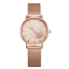 SHENGKE SK las mujeres reloj superior de la marca de lujo de