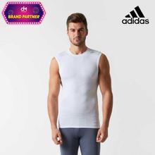 Adidas White TechFit Base Vest For Men AJ4958