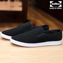 Caliber Shoes Grey Slip On Casual Shoes  For Men - ( 424 SR)