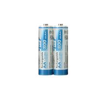 Goop AA Sized 800mAh Ni-CD 1.2V Rechargeable Battery 2 Pcs (1 Pair), Up to 1100 Cycles