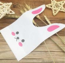 20pcs/lot rabbit ear cookie bags candy Biscuit Gift Packaging Bag
