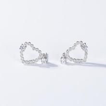 Valentine gift_Wan Ying jewelry hollow earrings s925