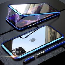 360 Metal Magnetic Phone Case For iPhone 11 Pro Max Case For