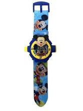 Mickey Mouse 24 Images 3D Projector Digital Watch With Free Sticker Book - For Kids