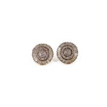 White Gold Marquise Stud Earrings For Women