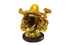 Golden laughing Buddha