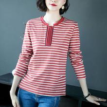 Large size middle-aged and elderly long-sleeved t-shirt_2020