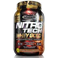 MUSCLETECH Nutrition Nitrotech 100% Whey Gold (Whey Protein Isole And Peptides)- 8lbs ( Buy 1 Get Multi Vitamin Free) Dashain Offer Till Ashoj 22th