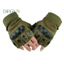 Tactical Fingerless Gloves Military Army Shooting