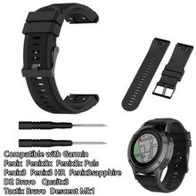 Non-Slip Silicone Soft Wristband Strap Bracelet for Garmin Smart Watch Fenix 5X Fenix 3 Etc