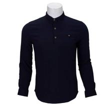 Navy Blue 3 Buttoned Shirt For Men