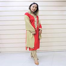 Woolen Kurti Tops With Shawl