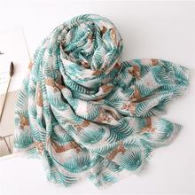 Korean Style Sun Protection Premium Printed Scarves For