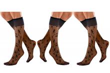 Happy Feet Pack of 3 Knee Length Girls Stockings Black (2008)