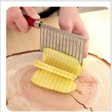 Potato Wavy Edged Knife Stainless Steel Kitchen Gadget