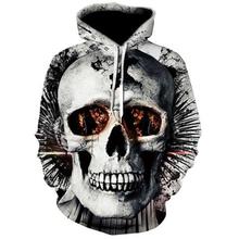 SALE- Skull headr Men Hoodies Sweatshirts 3D Printed Funny Hip