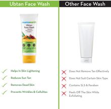 Mamaearth Ubtan Facewash for tan removal, 100ml