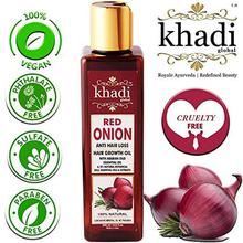 Khadi Global Red Onion Hair Oil for Hair Growth with