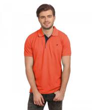 Rust Polo Neck T-Shirt For Men - (TMF1100)