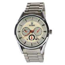 Ultima Round Dial Stainless Steel Analog Watch For Men