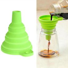 SALE- Protable Mini Silicone Foldable Funnels