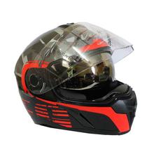 VEGA Ryker Black/Red/White Full Face Helmet With Double Visor