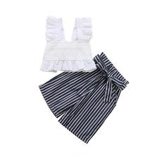 2019 Fashion Toddler Kids Baby Girls Clothes Set Summer