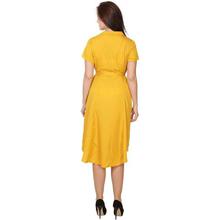 Women's A-line Yellow Dress