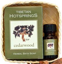 Wild Earth Tibetan Hotsprings Cedarwood Soap & Essential Oil Blend Kit