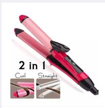 Nova 2 In 1 Professional Hair Curler & Hair Straightener