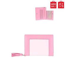 MINISO Women’S Short Wallet With Tassels (Pink)