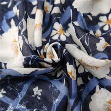 Korean Style Sun Protection Premium Printed Scarves For