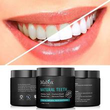 Dropshipping 60g Tooth Whitening Powder Activated Coconut Charcoal Natural Teeth Whitening Charcoal Powder Tartar Stain Removal