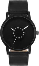 Paidu Black Turntable Casual Unisex Watch