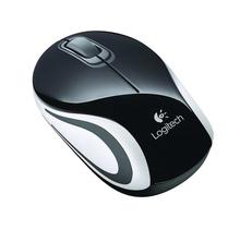 Logitech M187 Wireless Mini Optical Mouse - Black/White