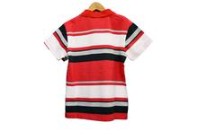 Kids Polo T-shirts Striped Design – Red/Blue/White