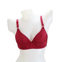 Red Floral Designed Padded Bra For Women - 120017(637)